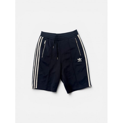 Adidas Originals Μπλε Βερμούδα με 3 Stripes και Τσέπες Φερμουάρ